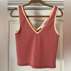 Zara Knit Pattern Tank Top